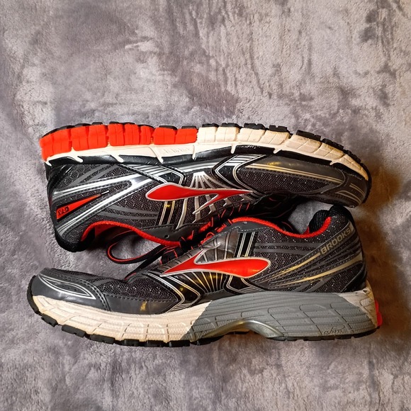 Brooks Other - Brooks Adrenaline GTS 14 Mens 8.5 Running Shoes Black Silver Red 1101581D081 Y2K
